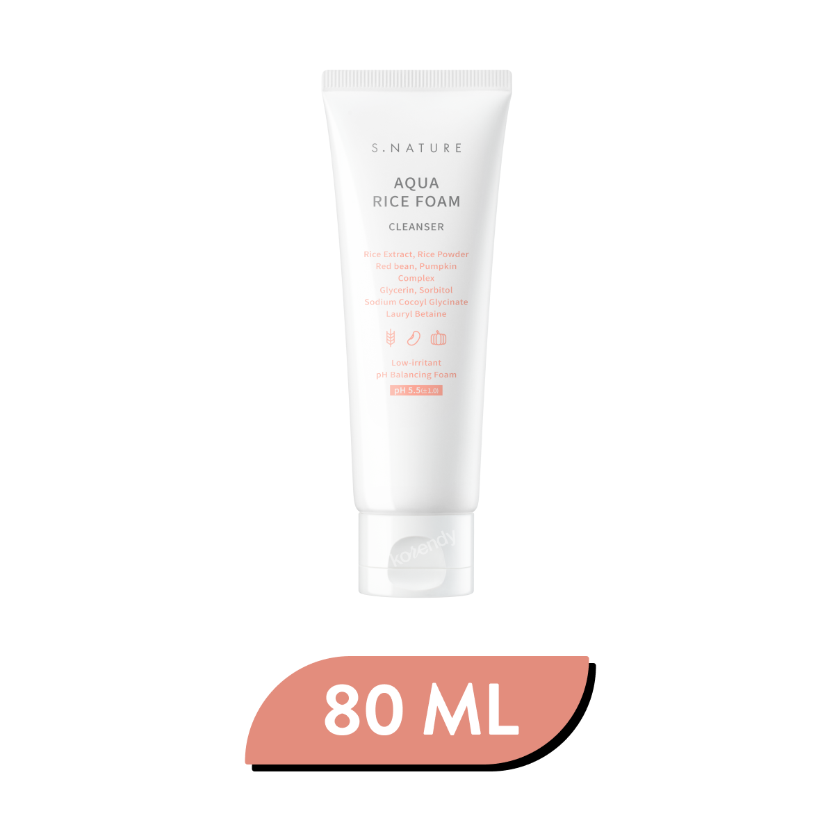 S.NATURE - Aqua Rice Foam Cleanser (Donukluk Önleyici Yeoju Pirinç Özü ve Tozlu Köpük) (%25 İndirimli)