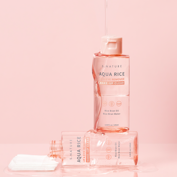 S.NATURE - Aqua Rice Lip & Eye Remover (Göz ve Dudak Makyajı İçin Pirinç Özü & Mavi Peptitli Çift Fazlı Makyaj Temizleyicisi) 145ml (%25 İndirimli)