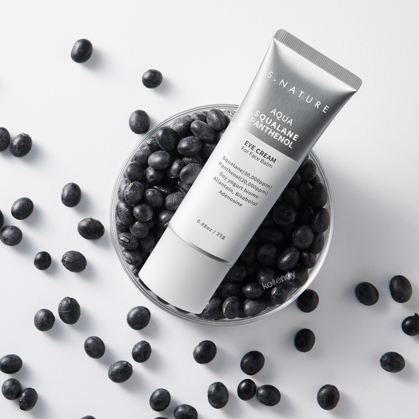 S.NATURE - Aqua Squalane Panthenol Eye Cream For Face Balm (Elastikiyet Kaybı ve Koyu Halka Görünümü Önleyici Soya Yoğurdu, Squalane ve Proteinli Göz Kremi) 25g (%25 İndirimli)