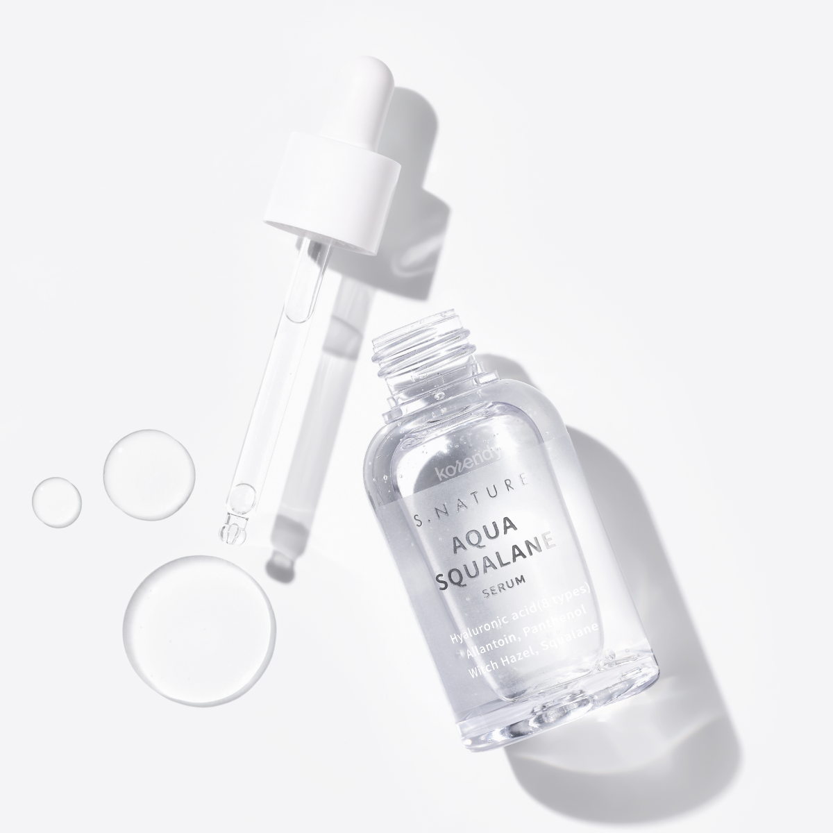 S.NATURE - Aqua Squalane Serum (Geniş Gözenek Önleyici ve Dengeleyici Squalane ve Cadı Fındığı İçeren Serum) 70ml (%25 İndirimli)