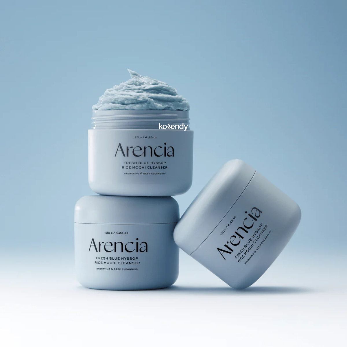 Arencia Fresh Blue Hyssop Rice Mochi Cleanser – Korendy