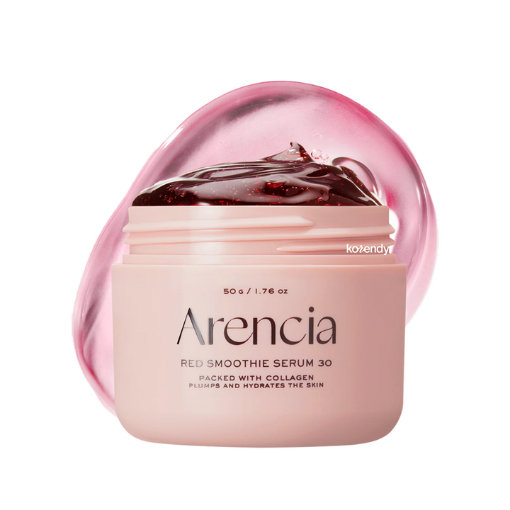 Arencia - Red Smoothie Serum 30 (Leke Önleyici ve Cilt Parlatıcı Kırmızı Meyve ve Kolajenli Jel Dokulu Serum) 50g
