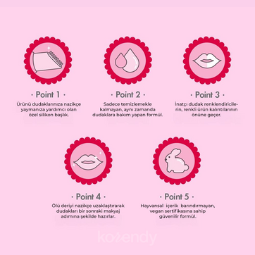Amuse - Tint One Touch Remover (Tint ve Ruj Silen 6 Çeşit Peptitli Dudak Temizleyicisi) (%70 İndirimli)