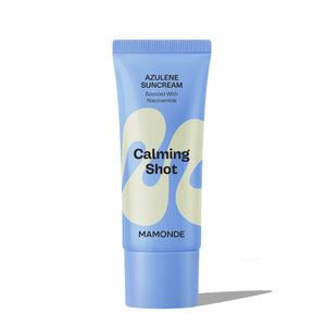 Mamonde - Calming Shot Azulen Sun Cream SPF50+ PA++++ (Stres Önleyici ve Nemlendirici Papatya Özlü ve Azulenli Güneş Kremi) 35ml (%20 Lansman İndirimli)