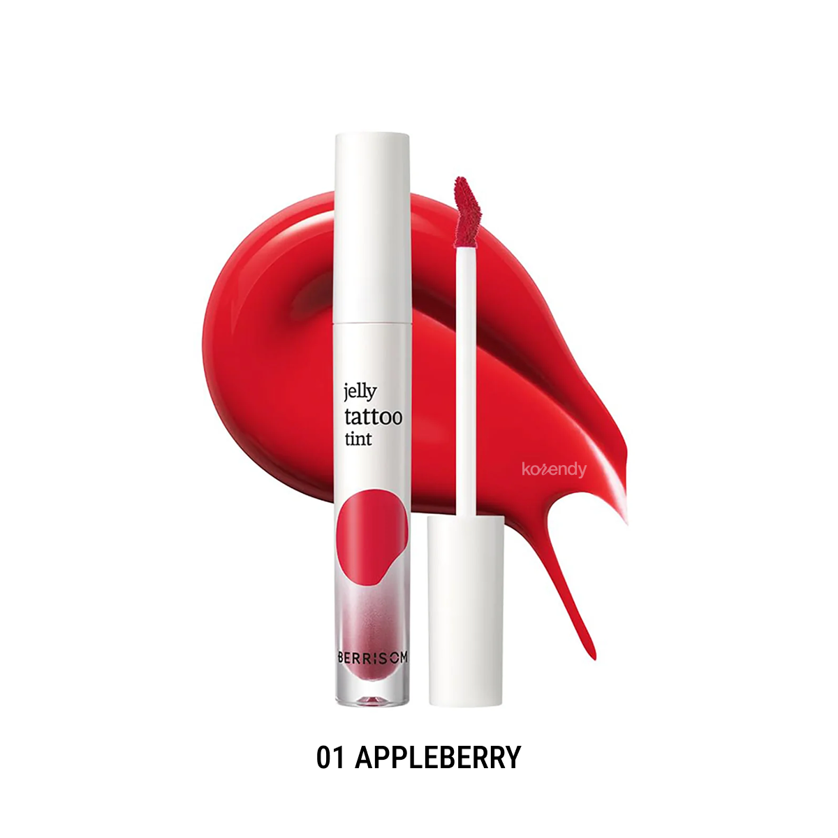 BERRISOM - Jelly Tattoo Tint (Peptit ve Hyaluronik Asit İçeren Parlak Bitişli Dudak Tinti) 3.8g (%15-%30 Lansman İndirimi)