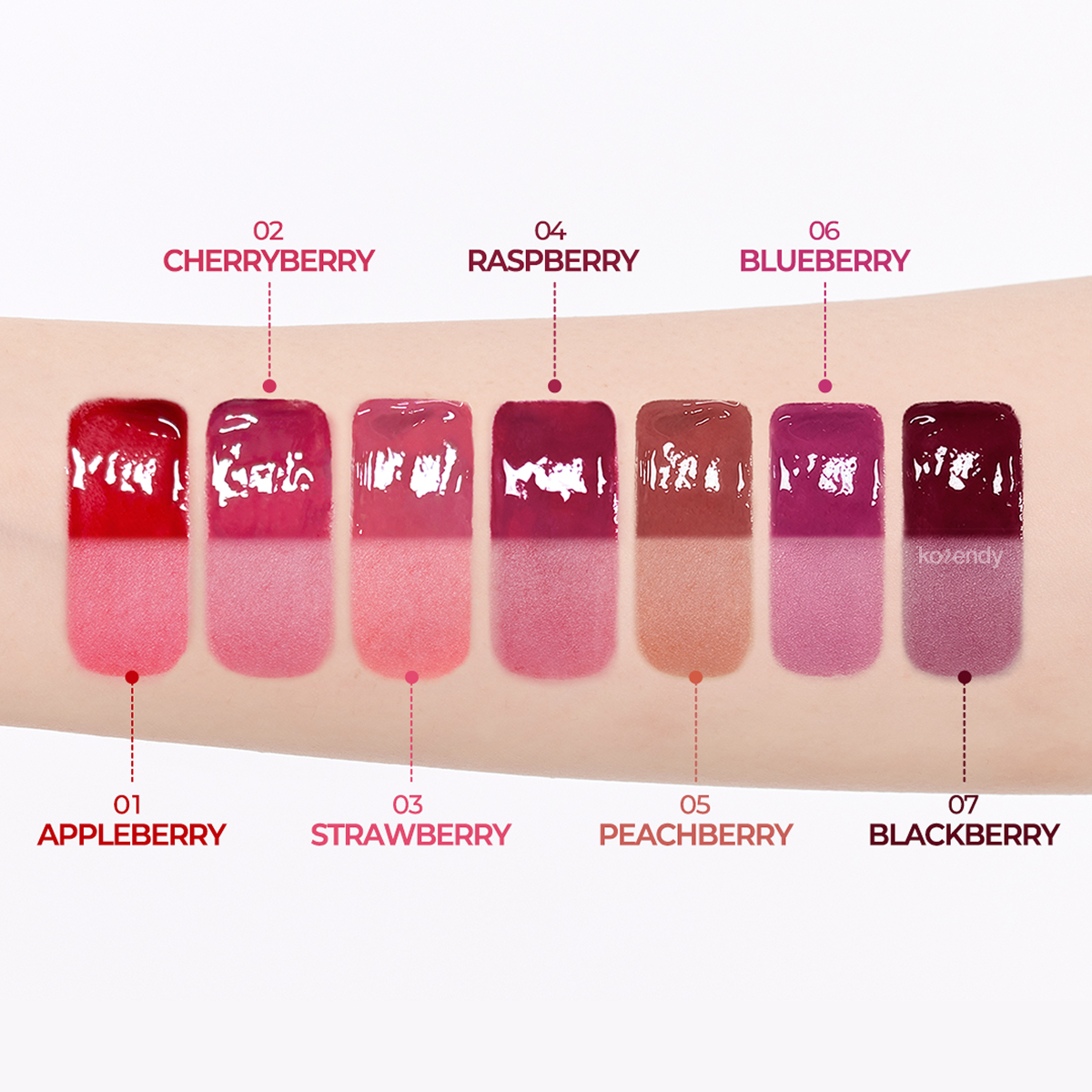 BERRISOM - Jelly Tattoo Tint (Peptit ve Hyaluronik Asit İçeren Parlak Bitişli Dudak Tinti) 3.8g (%15-%30 Lansman İndirimi)