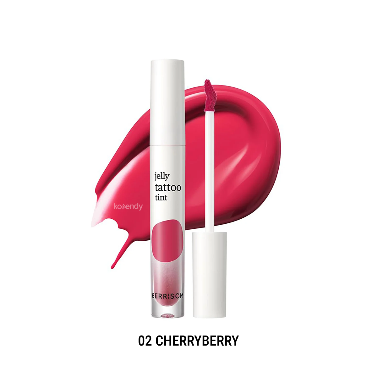 BERRISOM - Jelly Tattoo Tint (Peptit ve Hyaluronik Asit İçeren Parlak Bitişli Dudak Tinti) 3.8g (%15-%30 Lansman İndirimi)