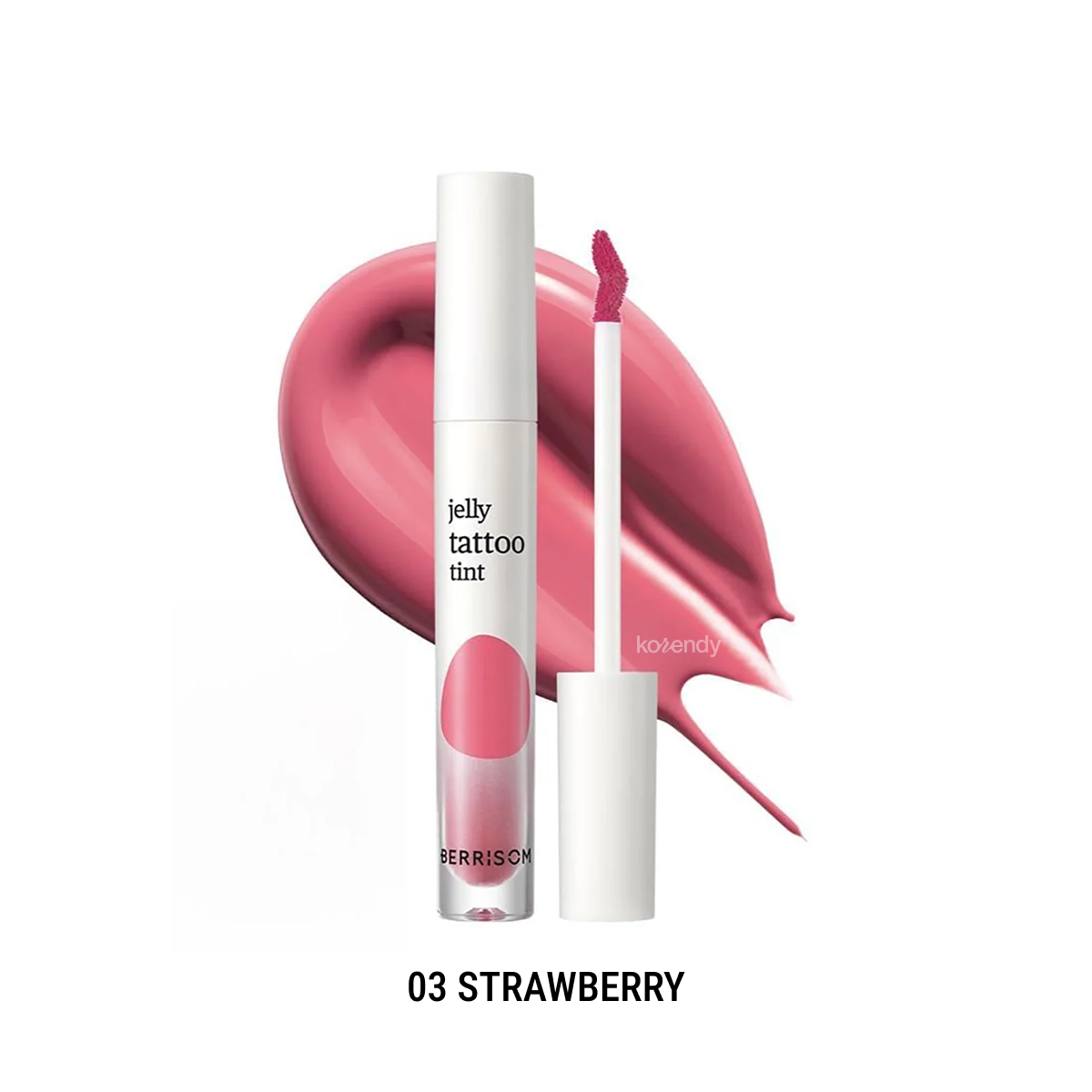 BERRISOM - Jelly Tattoo Tint (Peptit ve Hyaluronik Asit İçeren Parlak Bitişli Dudak Tinti) 3.8g (%15-%30 Lansman İndirimi)