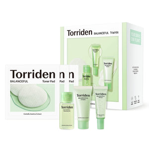 Torriden - Balanceful TRIAL KIT (Cleanser 30ml + Toner Pad 6 adet + Serum 10ml + Cream 20ml) 70gr
