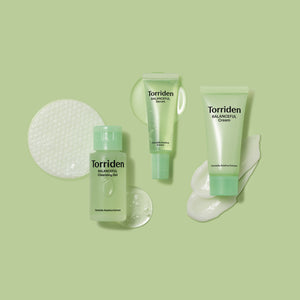 Torriden - Balanceful TRIAL KIT (Cleanser 30ml + Toner Pad 6 adet + Serum 10ml + Cream 20ml) 70gr