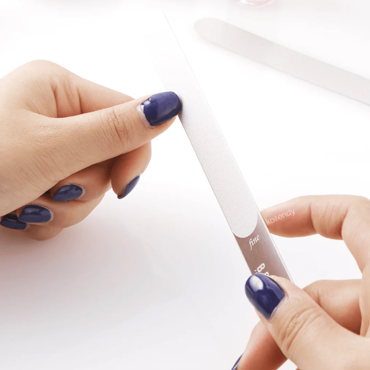 Baren - Double Sided Nail File for Natural Nails (Çift Taraflı Paslanmaz Çelik Profesyonel Tırnak Törpüsü) (%15-%30 Lansman İndirimi)