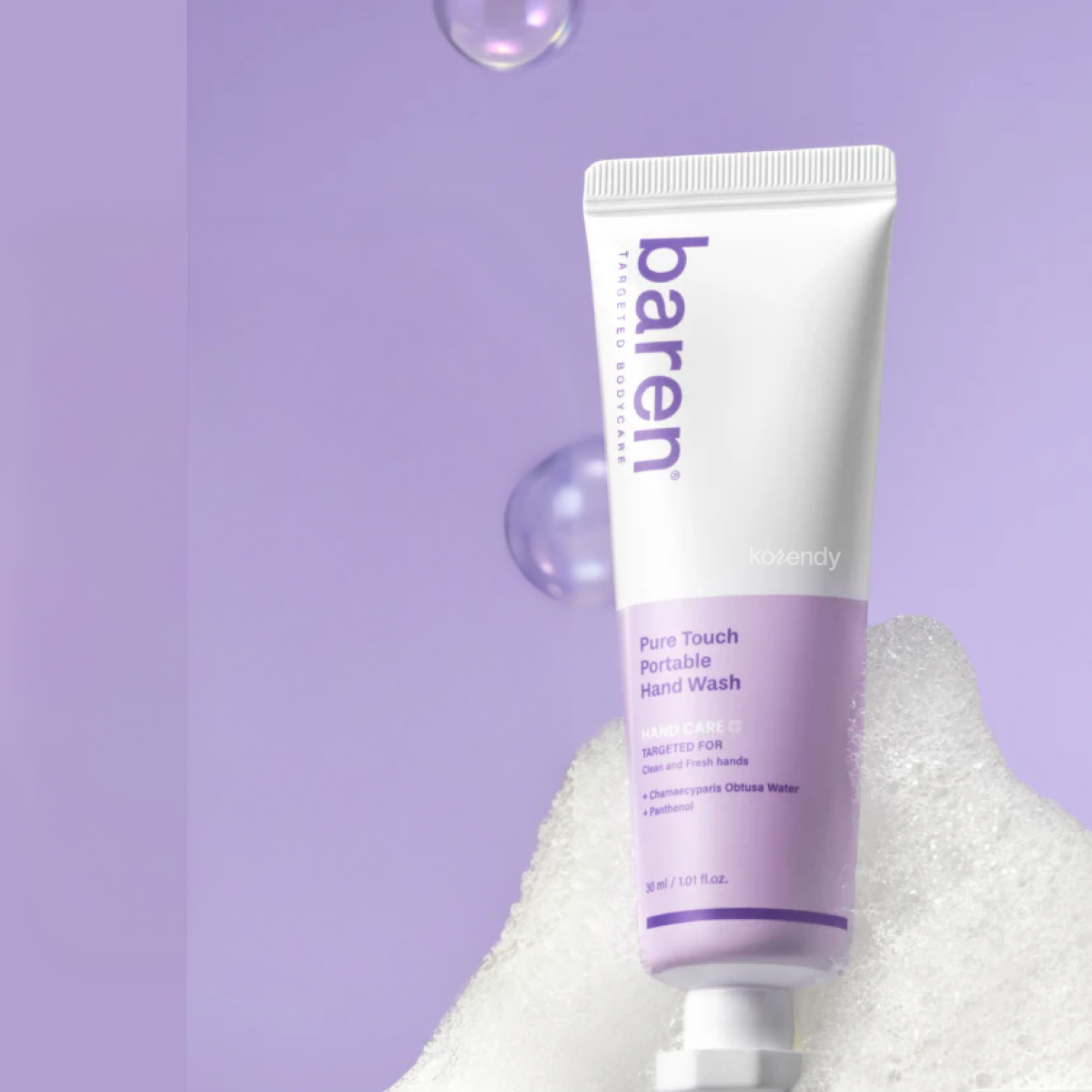 Baren - Pure Touch Portable Hand Wash (Pantenol ve Hinoki Ağacı Özleri İçeren Taşınabilir El Temizleyici) 30ml (%15-%30 Lansman İndirimi)