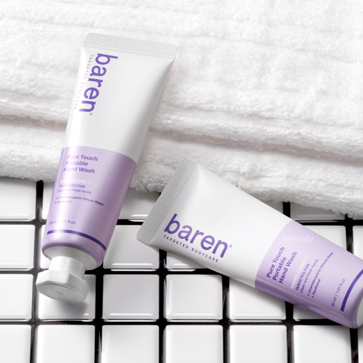 Baren - Pure Touch Portable Hand Wash (Pantenol ve Hinoki Ağacı Özleri İçeren Taşınabilir El Temizleyici) 30ml (%15-%30 Lansman İndirimi)