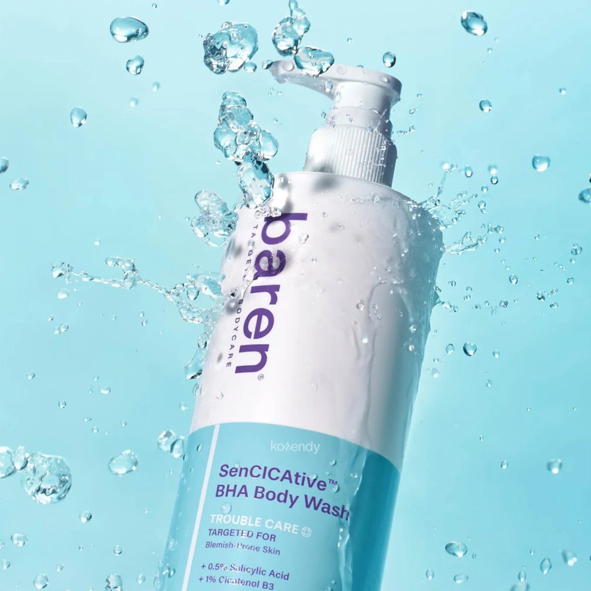 Baren - SenCICAtive BHA Body Wash (Arındırıcı AHA, BHA ve Cicatennol B3 İçeren Vücut Temizleyici) 500g (%15-%30 Lansman İndirimi)