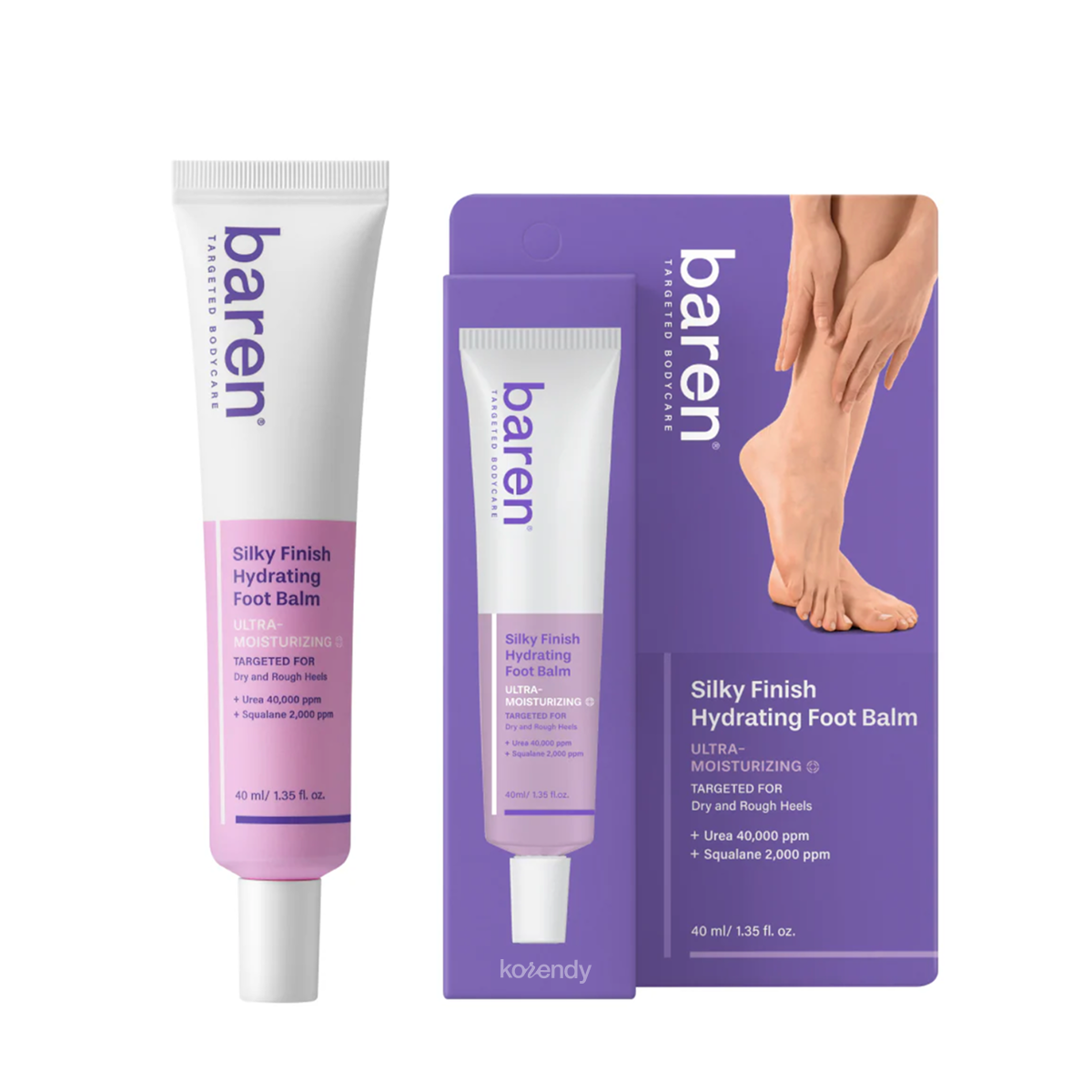 Baren - Silky Finish Hydrating Foot Balm (Besleyici ve Arındırıcı Üre ve AHA İçeren Ayak Bakım Balmı) (%15-%30 Lansman İndirimi)