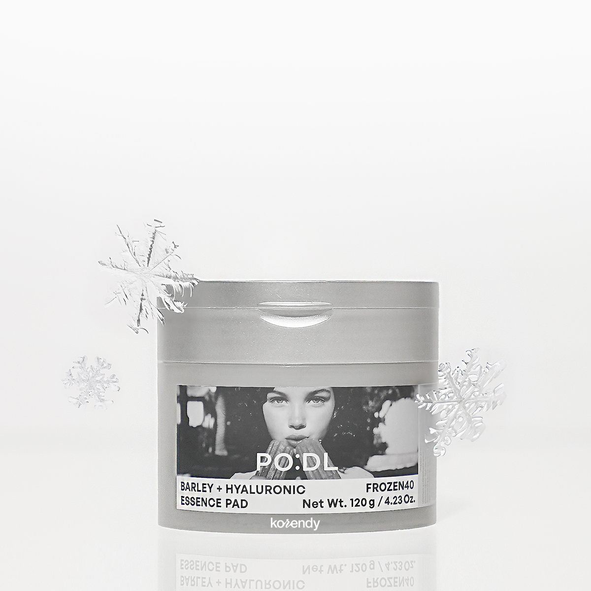 PO:DL - Barley + Hyaluronic Frozen40 Essence Pad (Ferahlatıcı ve Geniş Gözenek Önleyici Buzul Suyu & 11 Tip Hyaluronik Asit İçeren Çift Dokulu Tonik Ped) 120g (%25 Tanıtım İndirimi)