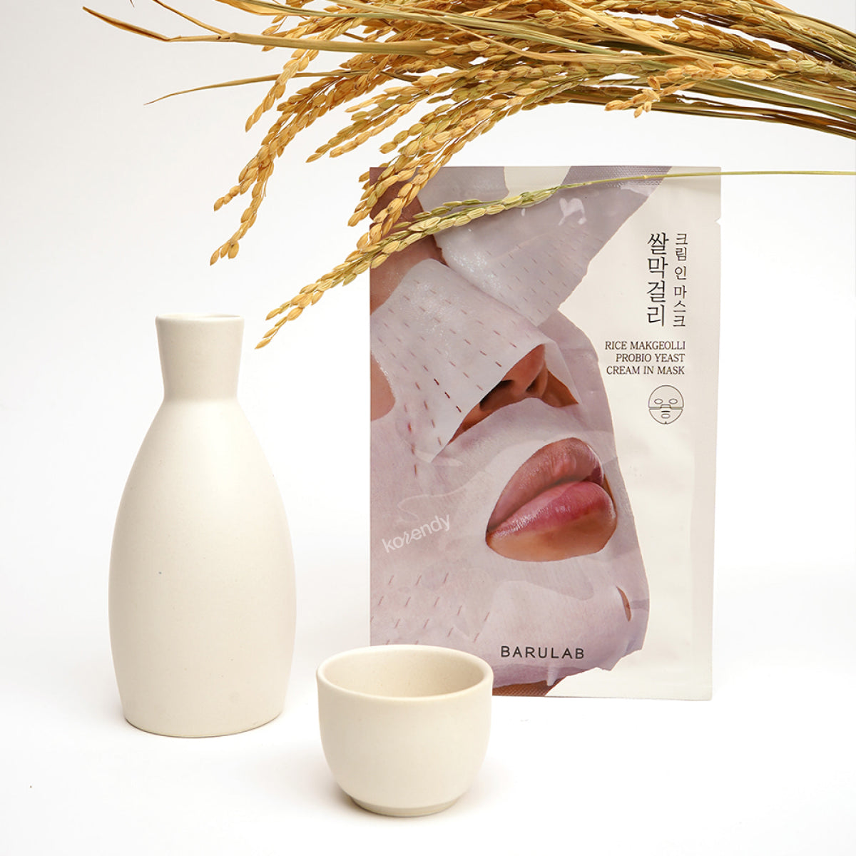 Barulab - Rice Makgeolli Probio Yeast Cream in Mask (Elastikiyet Kaybı Önleyici ve Besleyici Icheon Pirinç Özü & Probiyotikli Krem Maske) 40g