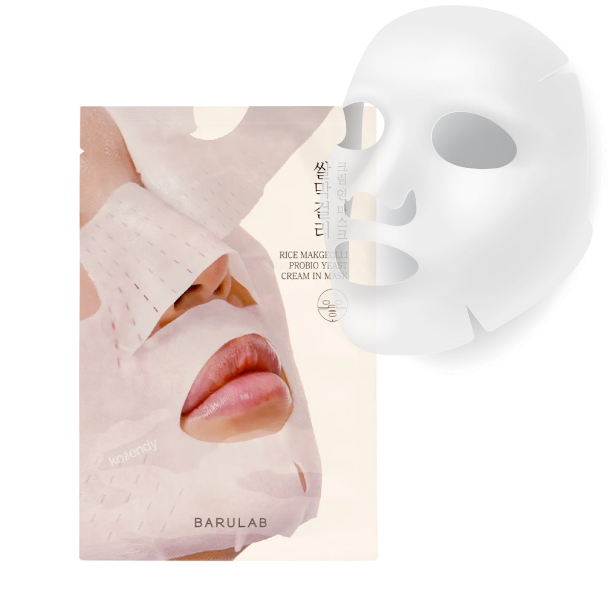 Barulab - Rice Makgeolli Probio Yeast Cream in Mask (Elastikiyet Kaybı Önleyici ve Besleyici Icheon Pirinç Özü & Probiyotikli Krem Maske) 40g