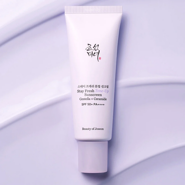 Korendy Beauty of Joseon - Stay Fresh Tone-Up Sunscreen Purple SPF50+ PA++++ (Donukluk Görünümü Dengeleyici Mor Renkli Güneş Kremi) 50ml