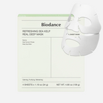 Biodance - Real Deep Mask - Refreshing Sea Kelp (Yoğun Sebum, Leke ve İz Karşıtı Yosunlu Şeffaflaşan Maske) 4lü