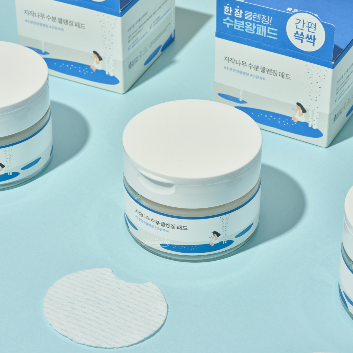 Round Lab - Birch Juice Moisturizing Cleansing Pad (Serinletici ve Nemlendirici Huş Ağacı Sulu Arındırıcı Ped) 60'lı