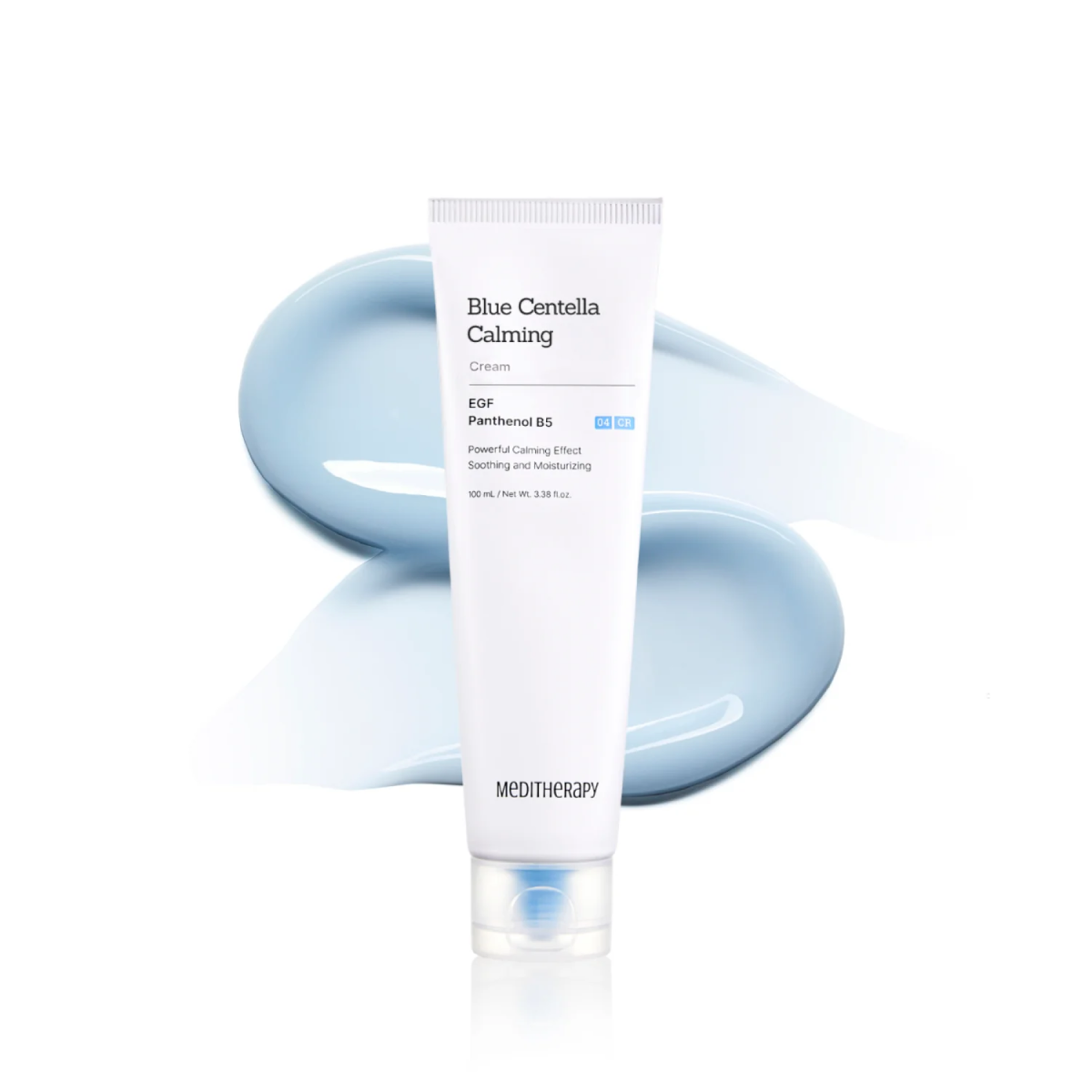 Meditherapy - Blue Centella Calming Cream (Kızarıklık Giderici ve Stres Engelleyici Bariyer Koruyucu Guaiazulene İçeren Mavi Krem) 100ml