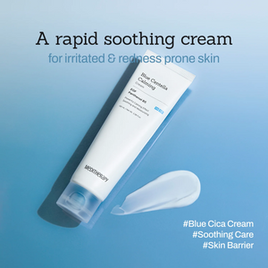 Meditherapy - Blue Centella Calming Cream (Kızarıklık Giderici ve Stres Engelleyici Bariyer Koruyucu Guaiazulene İçeren Mavi Krem) 100ml