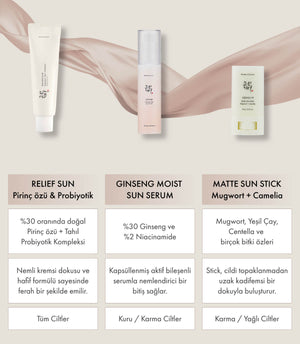 Beauty of Joseon - Relief Sun: Rice SPF50+ PA++++ (%30 Pirinç Özlü Su Bazlı Güneş Kremi) 50ml