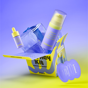 By Wishtrend  - Bakuchiol Skin Journey Kit (10ml + 10g + 6g x 3) (Geniş Gözenek Kırışıklık ve Pürüz Önleyici Esneklik Koruyucu Bakuchiol Mini Set)