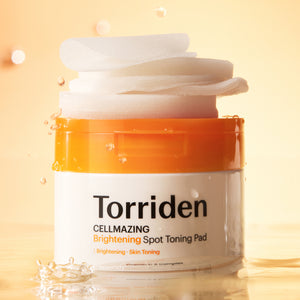 Torriden - CELLMAZING Brightening Spot Toning Pad (Leke Önleyici ve Parlatıcı 5 Çeşit C Vitamini ve Glutatyonlu Bakım Pedi) 175ml (%30 indirimli)
