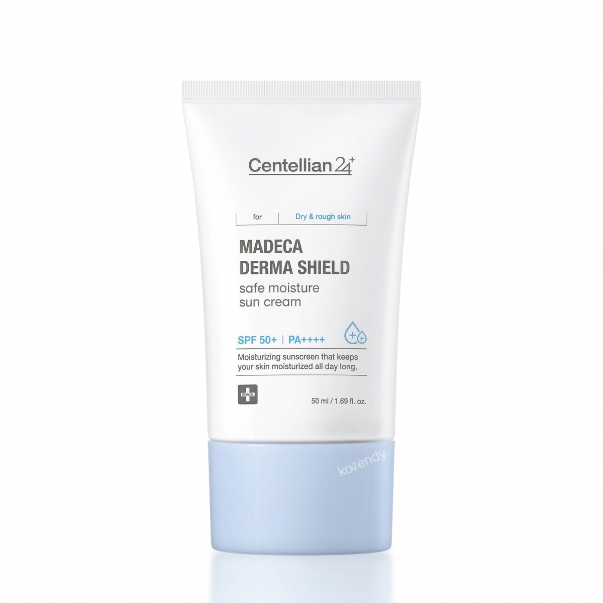 Centellian24 - Madeca Derma Shield Safe Moisture Sun Cream (Yoğun Nemlendirici Aquaroom™ Kompleksi ve Yeniden Doğuş Bitkisi İçeren Güneş Kremi) 50ml (Sepette %15 ~ %30 Lansman İndirimli)
