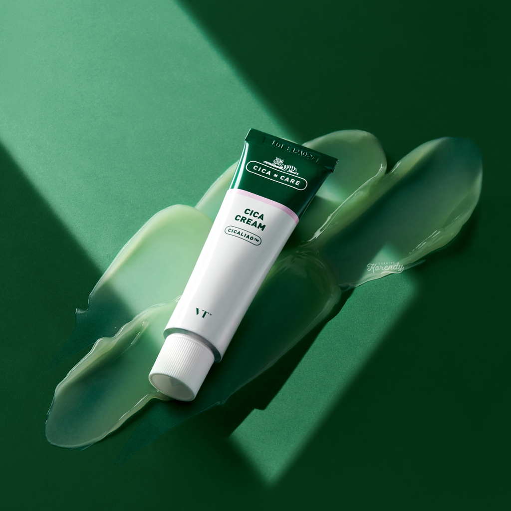 VT Cosmetics - Cica Cream (Stres Karşıtı ve Bariyer Koruyucu Nemlendirici Cica Özlü Krem) 50ml