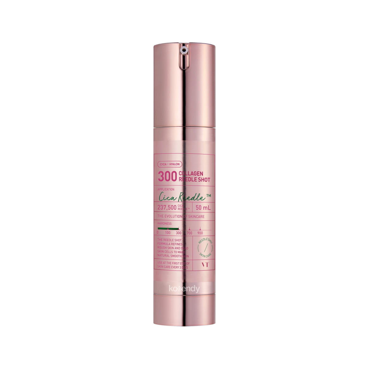 VT Cosmetics - Collagen Reedle Shot 300 (Elastikiyet Koruyucu ve Nemlendirici Kolajen İçerikli Mikro Bakım Ampulü ORTA Seviye)