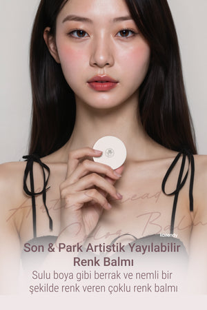 Son & Park - Color Balm (Saten Parlak Dokulu Çok Amaçlı Dudak ve Yanak Makyajı Balmı) 4g