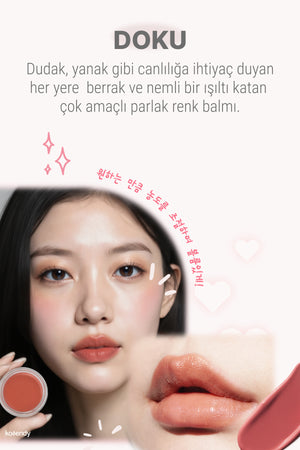 Son & Park - Color Balm (Saten Parlak Dokulu Çok Amaçlı Dudak ve Yanak Makyajı Balmı) 4g