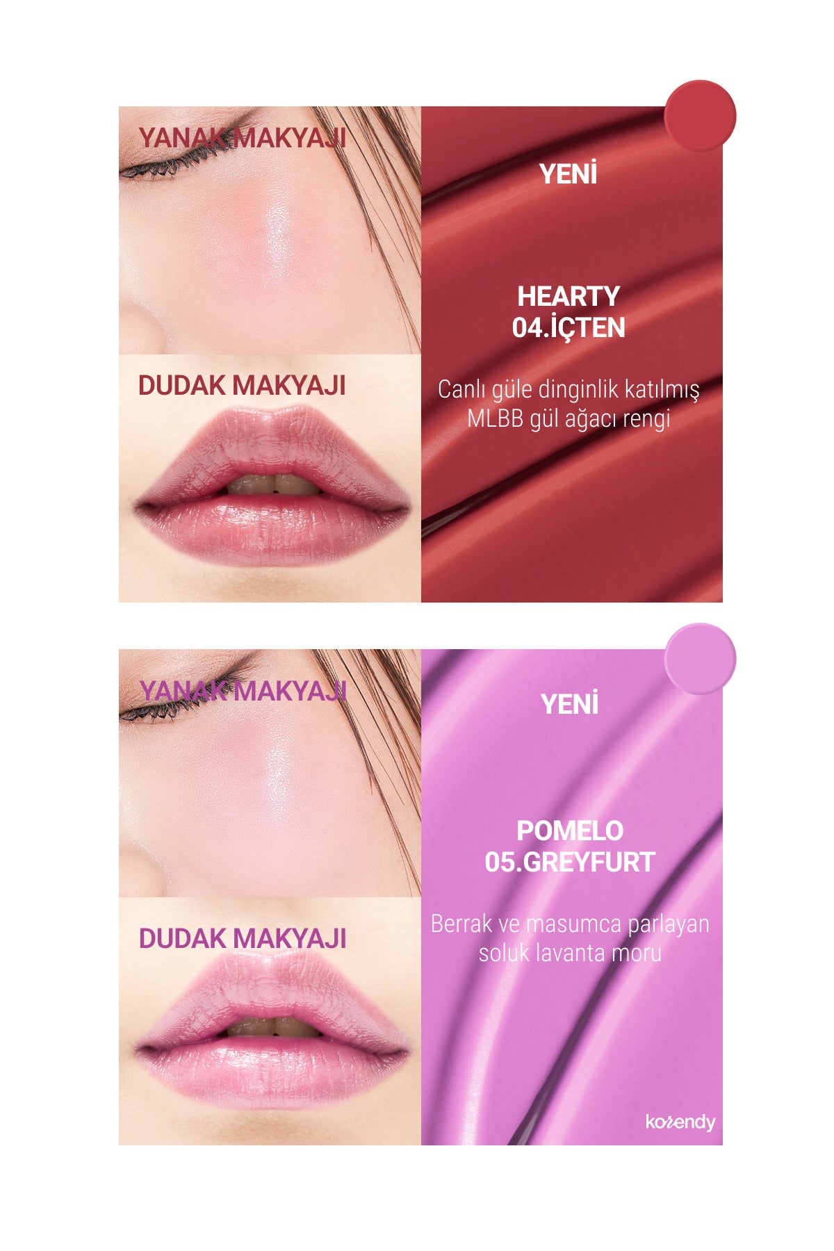 Son & Park - Color Balm (Saten Parlak Dokulu Çok Amaçlı Dudak ve Yanak Makyajı Balmı) 4g