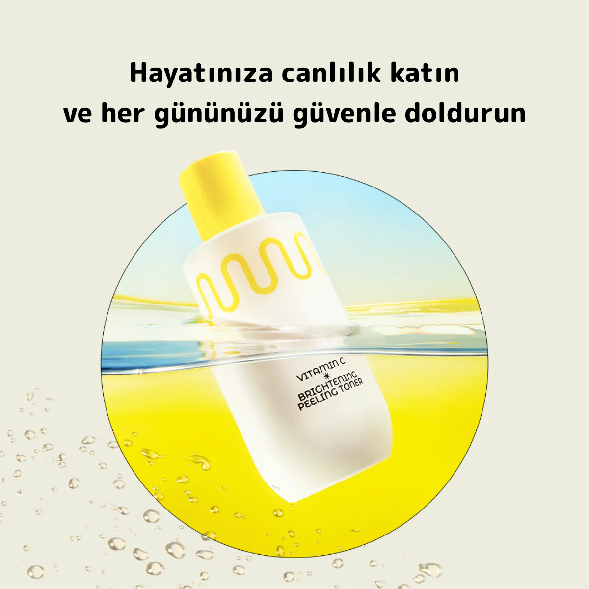 Commonlabs - Vitamin C Brightening PEELING TONER (C Vitaminli ve Meyve Özlü Peeling Tonik) 200ml (%60 İndirimli)