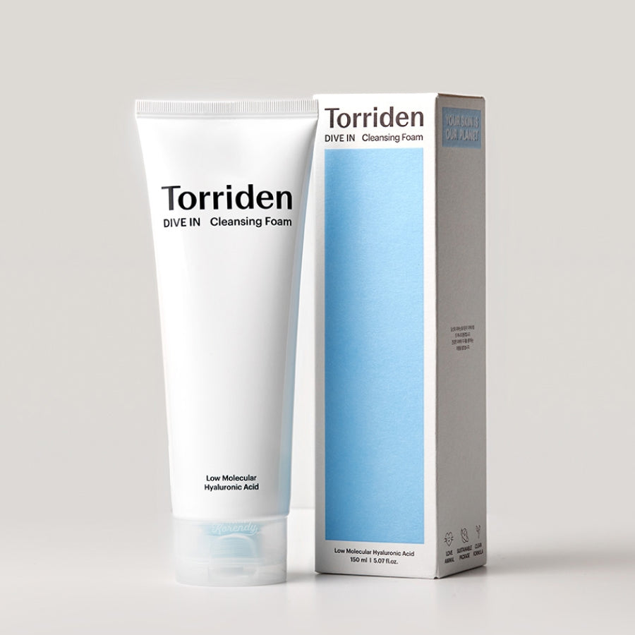 Torriden - DIVE IN Low Molecular Hyaluronic Acid Cleansing Foam (8 Tip Mikro Hyaluronik Asitli Temizleyici Köpük) 150ml