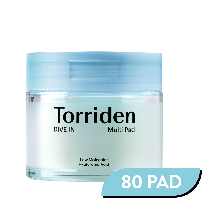Torriden - DIVE IN Low Molecular Hyaluronic Acid Multi Pad (5 Tip Mikro Hyaluronik Asitli Arındırıcı Nemlendirici Ped Maske) (Sepette %30)