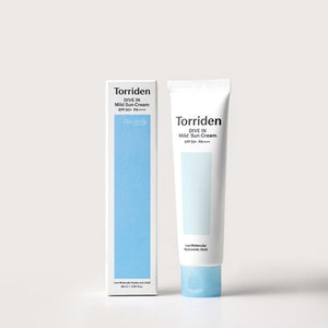 Torriden - DIVE-IN Mild Suncream (10 Tip Hyaluronik Asitli Beyazlık Bırakmayan Mineral Güneş Kremi) 60ml