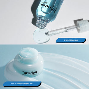 Torriden - DIVE-IN Trial Kit 30ml+50ml+20ml+20ml (Seyehat Boyu Nemlendirici Bakım Seti)