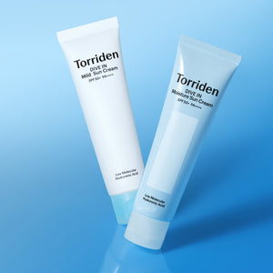 Torriden - DIVE-IN Watery Moisture Sun Cream (10 Tip Hyaluronik Asitli Hafif Dokulu Beyazlık Bırakmayan Organik Güneş Kremi) 60ml