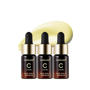 Medicube - Deep Vita C Ampoule (Koyu Leke ve İz Karşıtı Parlatıcı Saf C Vitamini Serumu) 3x10ml