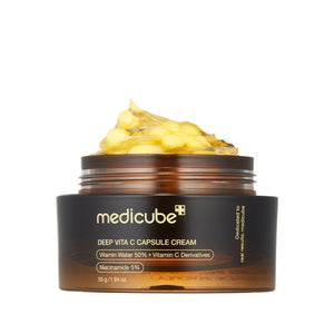 Medicube - Deep Vita C Capsule Cream (Leke Karşıtı ve Parlatıcı 5 Çeşit C Vitaminli Kapsül Krem) 55gr