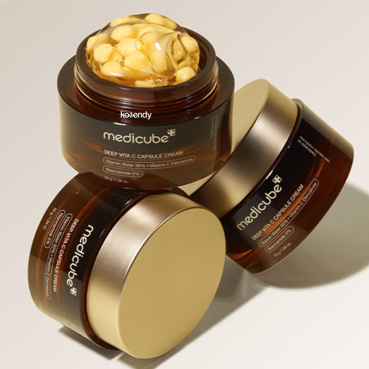 Medicube - Deep Vita C Capsule Cream (Leke Karşıtı ve Parlatıcı 5 Çeşit C Vitaminli Kapsül Krem) 55gr