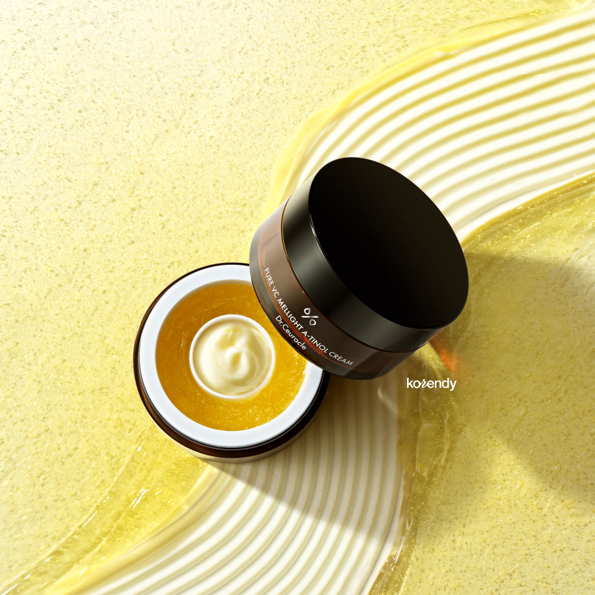 Dr. Ceuracle -  Pure VC Mellight A-Tinol Cream (Retinol ve Saf C Vitamini İçeren, Cilt Yenilenmesini Destekleyici ve Aydınlatıcı Çift Formüllü Krem) 70g