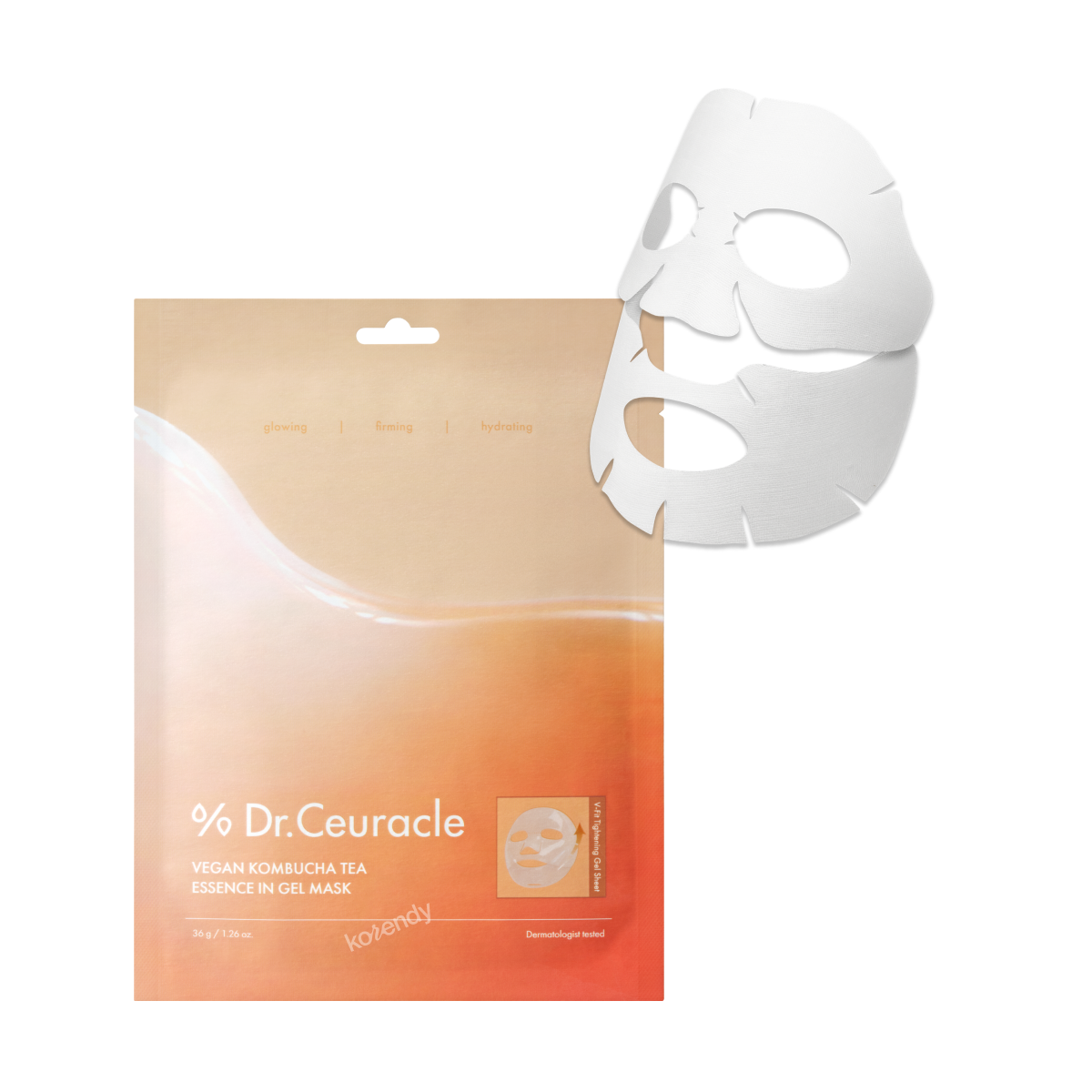 Dr. Ceuracle Vegan Kombucha Tea Essence In Gel Mask – Korendy
