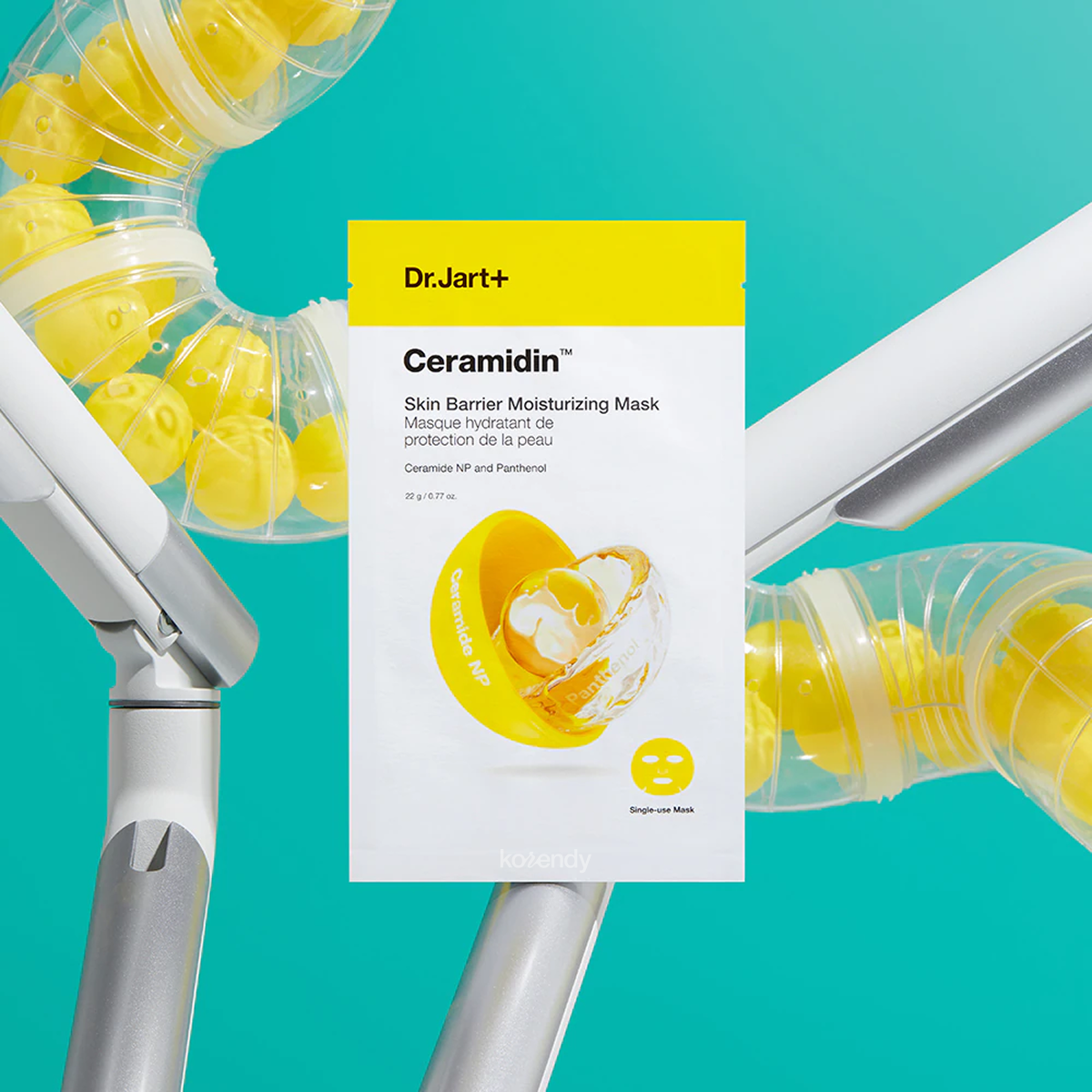 Dr.Jart+ - Ceramidin Skin Barrier Moisturizing Mask (22g x5) (Yoğun Nemlendirici ve Bariyer Destekleyici Seramid NP İçeren Maske) (%15-%30 Lansman İndirimi)