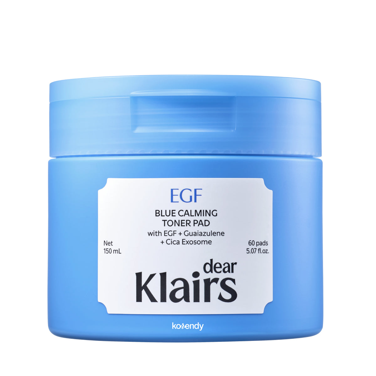 Klairs  - EGF Blue Calming Toner Pad (Stres Önleyici ve Serinletici EGF & Cica Eksozom İçeren Çift Etkili Tonik Pad) 150ml