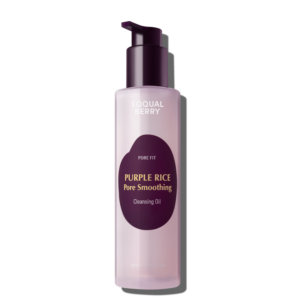 EqqualBerry - Purple Rice Pore Smoothing Cleansing Oil (Siyah Nokta Önleyici Gözenek Arındırıcı Mor Pirinçli Temizleyici Yağ) 200ml (%25 Lansman İndirimli)